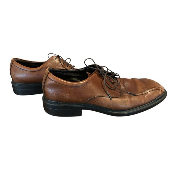 Rockport Dress Men's Sz 10M Brown Leather Lace Up Low Top‎ Oxford APM1004E - Picture 2 of 9
